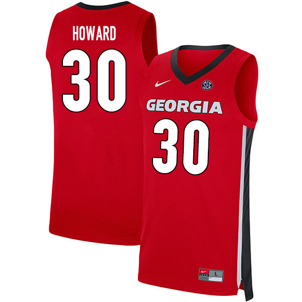 2020 Men #30 Mike Peake Georgia Bulldogs College Basketball Jerseys Sale-Red